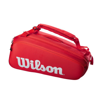 Wilson Super Tour Bag 9 Sneeuwschoenen Pro Staff - zwart, rood