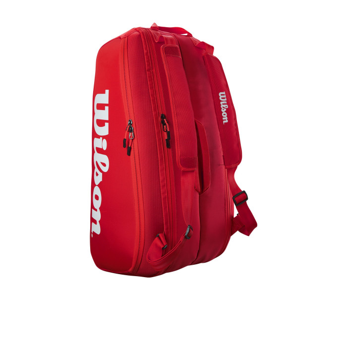 Wilson Super Tour Bag 9 Sneeuwschoenen Pro Staff - zwart, rood