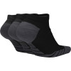 Nike Everyday Max Cushioned x3 Invisible Sokken - zwart grijs