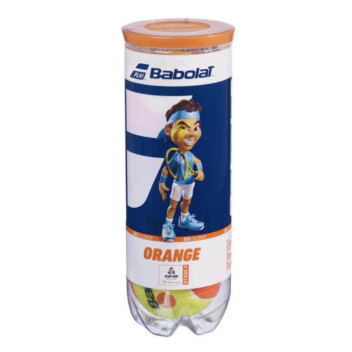 Babolat Oranje doos met 24 tubes van 3 bollen - Oranje doos met 24 tubes van 3 bollen - Oranje doos met 24 tubes van 3 bollen - 