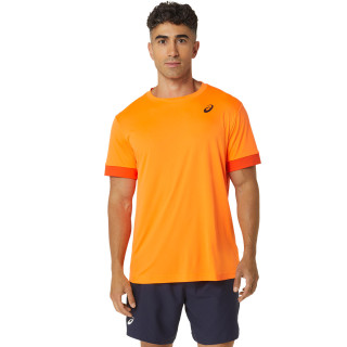 Asics SS Shocking Heren Kort T-shirt Oranje PE24