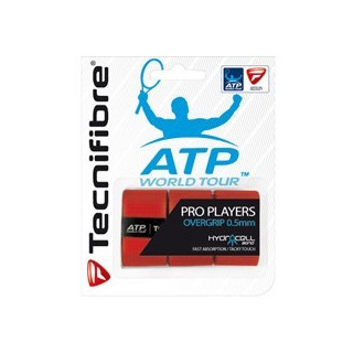 TECNIFIBRE PRO PLAYERS OVERGRIPS X3 ROOD -