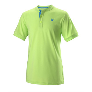 Wilson Kinder Henley T-shirt PE19 - licht lime, azuurblauw