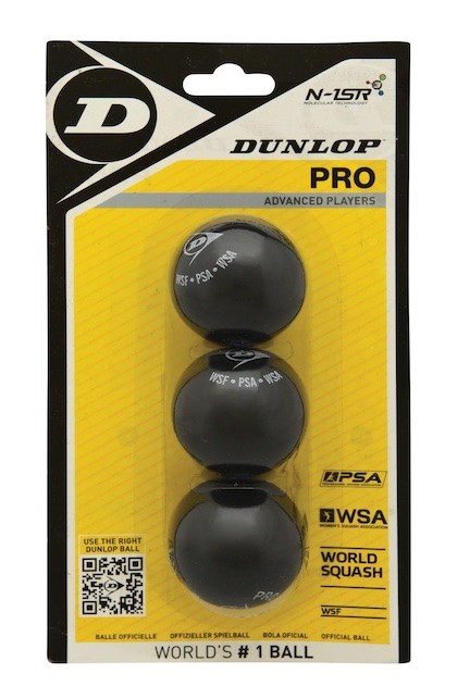 Dunlop 3 Pro Ballen Squash
